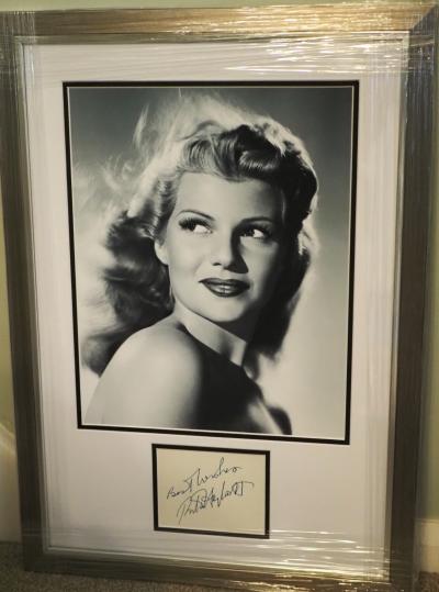 Rita Hayworth signature