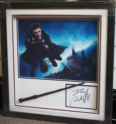 Dan Radcliffe signed index card