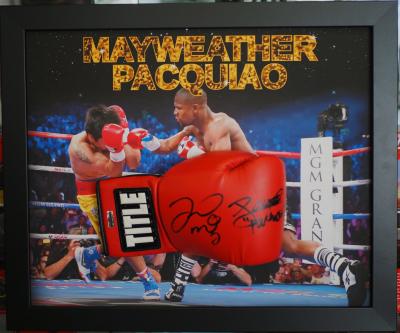 Mayweather & Pacquiao glove