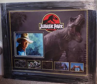 Sam Neil Jurassic Park signed