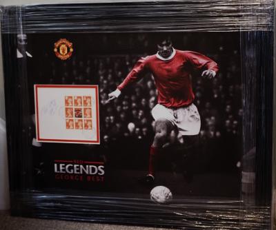 George Best signed stamp cover