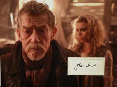 John Hurt hand signed autograph