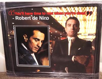 Robert De Niro signed photo