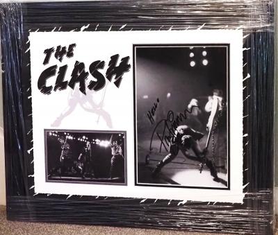 Paul Simonon signed 12 x 8 photo