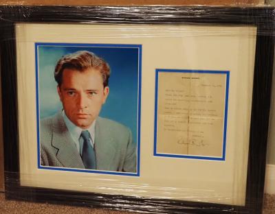 Richard Burton signed letter