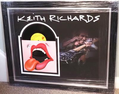 Keith Richards signed single
