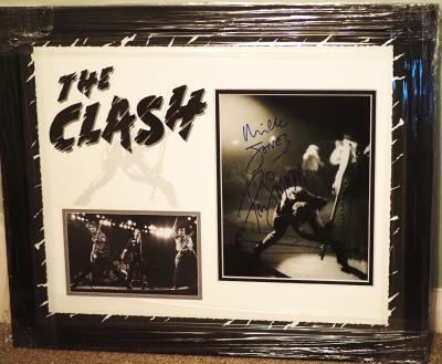 The Clash hand signed 12x8 photo